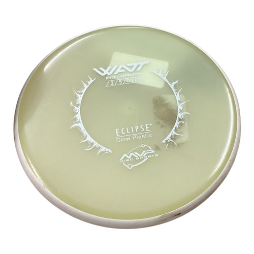 Vist Large View of Product Image Which is Used MVP ECLIPSE WATT Disc Golf Putter Yellow