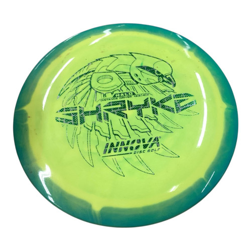 Vist Large View of Product Image Which is Used Innova HALO SHRYKE Disc Golf Driver Green