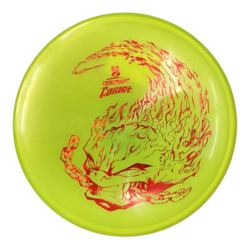 Vist Large View of Product Image Which is Used Discraft Z COMET Disc Golf Mid Range Yellow