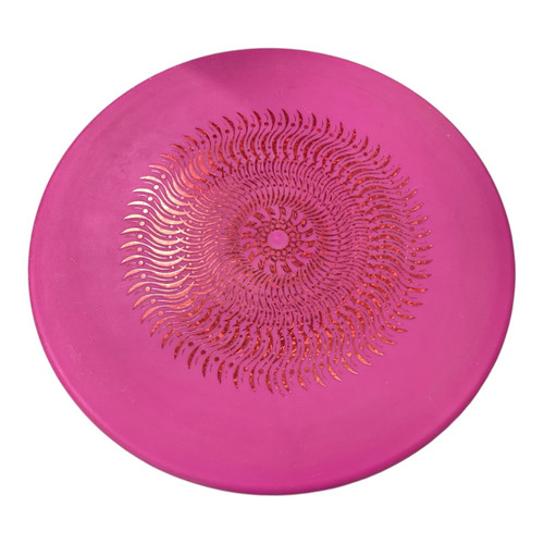 Vist Large View of Product Image Which is Used Discraft BUZZZ OS Disc Golf Mid Range Pink