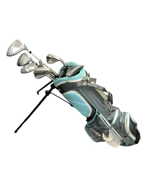 Vist Large View of Product Image Which is Used Cobra 8 PC JR SET Jr Package Set RH Black And Sky Blue 8 Piece
