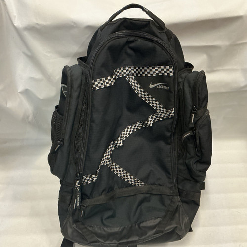 Vist Large View of Product Image Which is Used Nike FACE-OFF Lacrosse Backpack Black
