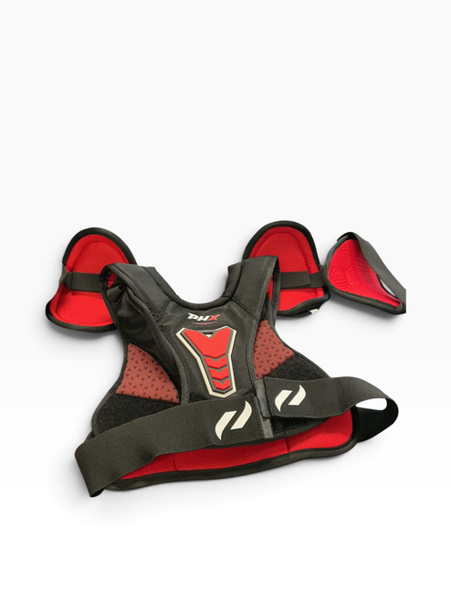 Vist Large View of Product Image Which is Used Phx PHX RED/BLACK SMALL Youth Shoulder Pads SM
