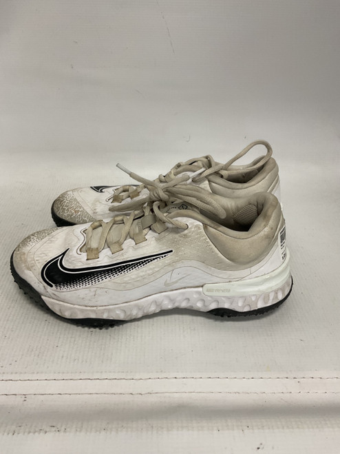 Vist Large View of Product Image Which is Used Nike NIKE RENEW BB/SB Cleats White Youth 07.5