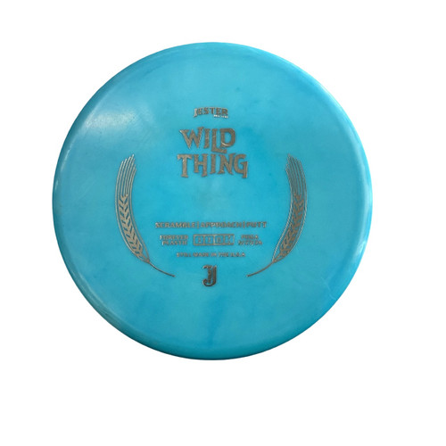 Vist Large View of Product Image Which is Used JESTER WILD THING Disc Golf Putter Royal Blue