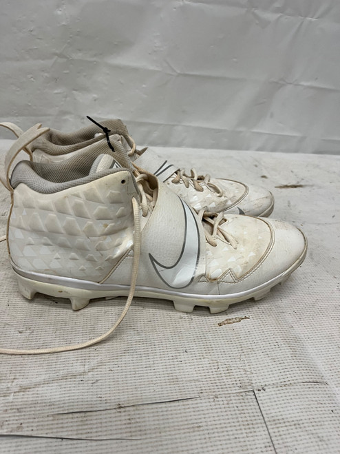 Vist Large View of Product Image Which is Used Nike TROUT BB/SB Cleats White Senior 12