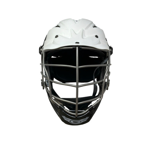Vist Large View of Product Image Which is Used Cascade CPVR ADJ Lacrosse Helmet White One Size