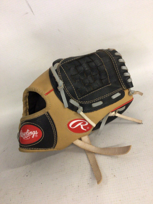 Vist Large View of Product Image Which is Used Rawlings PLAYER SERIES 10 INCH BB/SB Glove RH Throw Brown 10"