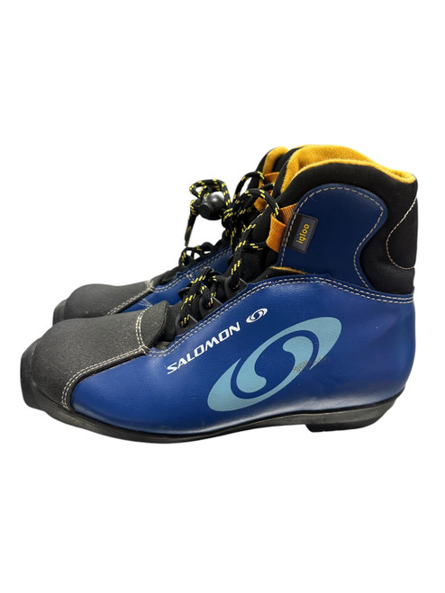Vist Large View of Product Image Which is Used Salomon Womens SNS XC Ski Boots Royal Blue JR-03