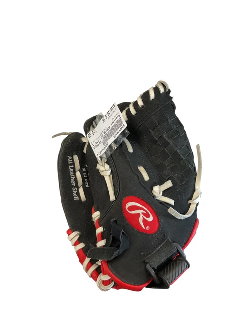 Vist Large View of Product Image Which is Used Rawlings JUNIOR PRO LITE 10.5 BB/SB Glove LH Throw Black 10 1/2"