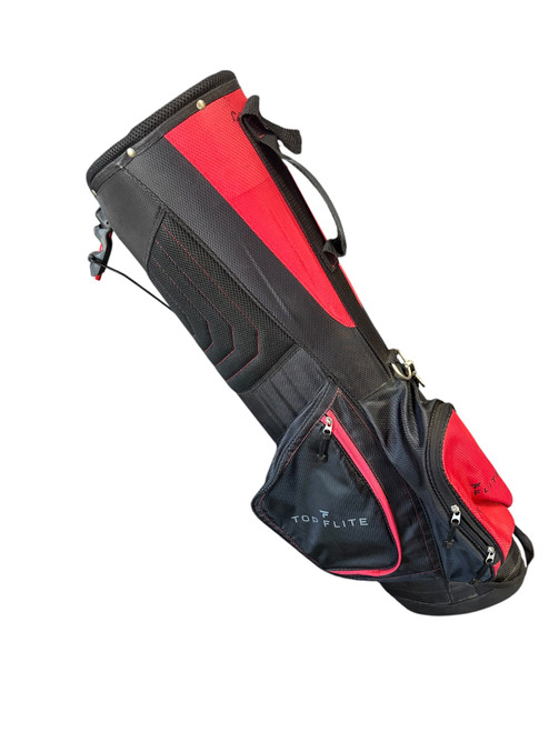 Vist Large View of Product Image Which is Used Top Flite BLACK STAND BAG Mens Stand Bag Black