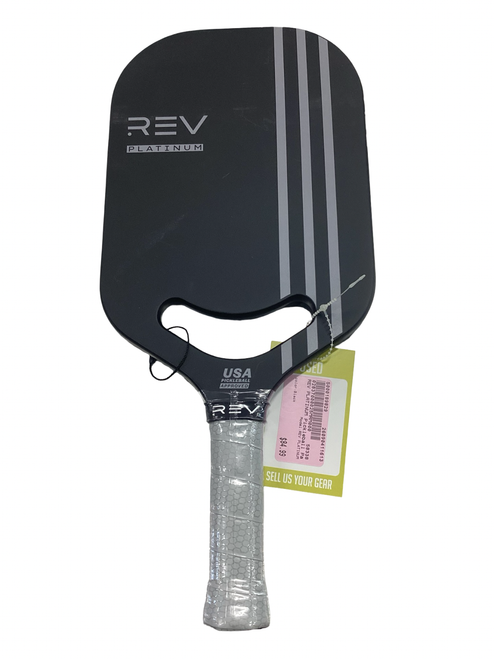 Vist Large View of Product Image Which is Used REV PLATINUM Pickleball Racquet Black