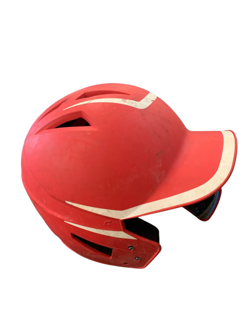 Vist Large View of Product Image Which is Used Champro HELMET W C FLAP Batting Helmet w/Mask Red LG