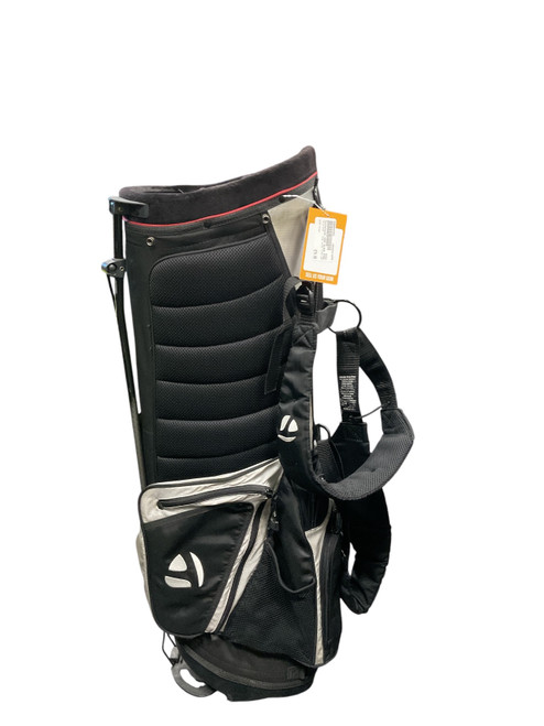 Vist Large View of Product Image Which is Used Taylormade BLACK STAND BAG Mens Stand Bag Black