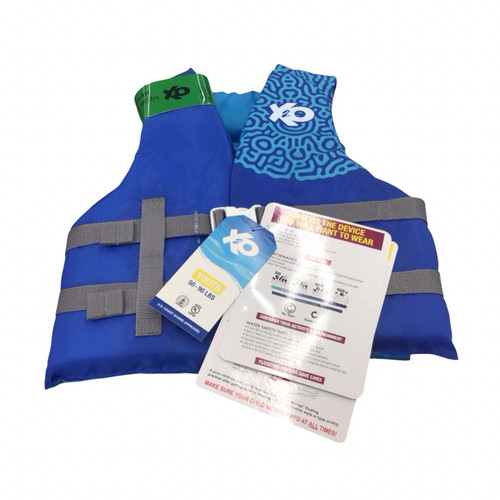 Vist Large View of Product Image Which is Used X2O Youth PFD Royal Blue S/M