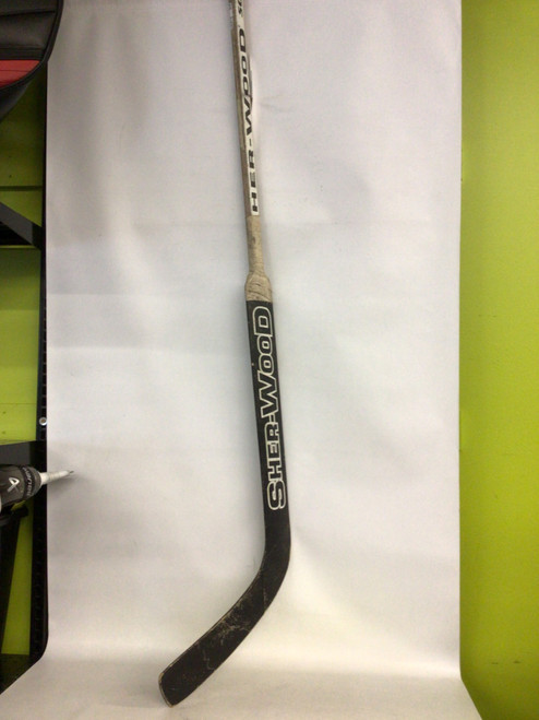 Vist Large View of Product Image Which is Used Sher-wood WOOD GOALIE STICK Senior Goalie Stick 26 1/2"
