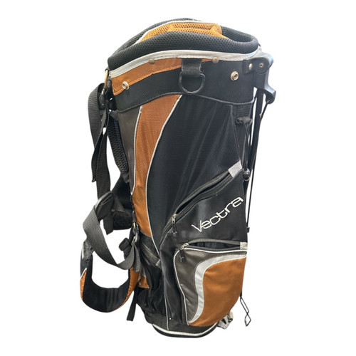 Vist Large View of Product Image Which is Used VECTRA Mens Stand Bag Brown And Black