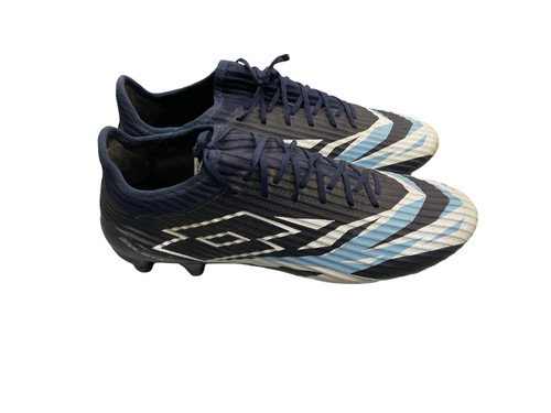 Vist Large View of Product Image Which is Used Lotto Soccer Cleats Navy Blue Senior 8.5