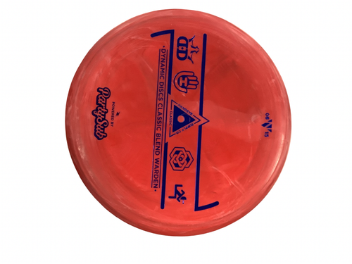 Vist Large View of Product Image Which is Used Dynamic Discs WARDEN HANDEYE Disc Golf Putter Red