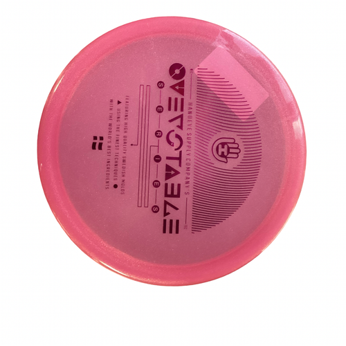 Vist Large View of Product Image Which is Used Dynamic Discs HANDEYE JUSTICE Disc Golf Mid Range Pink