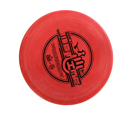 Vist Large View of Product Image Which is Used Dynamic Discs HANDEYE JUSTICE Disc Golf Mid Range Orange