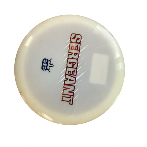 Vist Large View of Product Image Which is Used Dynamic Discs LUCID SERGEANT Disc Golf Driver White
