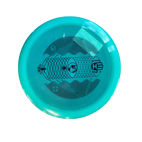 Vist Large View of Product Image Which is Used Latitude 64 RIVER Disc Golf Driver Royal Blue