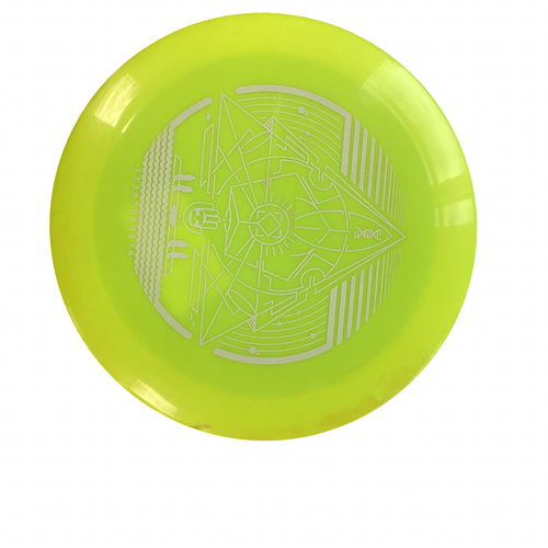 Vist Large View of Product Image Which is Used Dynamic Discs LUCID DEFENDER Disc Golf Driver Yellow