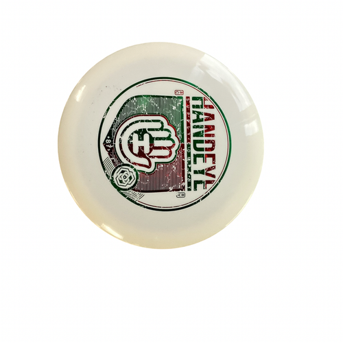 Vist Large View of Product Image Which is Used Dynamic Discs HANDEYE GETAWAY Disc Golf Driver White