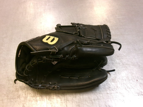 Vist Large View of Product Image Which is Used Wilson A200 BB/SB Glove RH Throw Black 11 3/4"