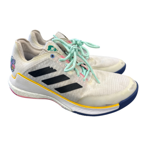 Vist Large View of Product Image Which is Used Adidas VB Shoes Adult White Senior 9
