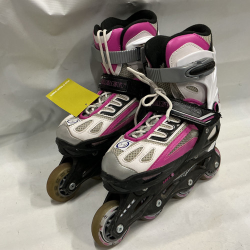 Vist Large View of Product Image Which is Used 5TH ELEMENT ADJ 5-8 Senior Rec Fitness Skates Black Adjustable