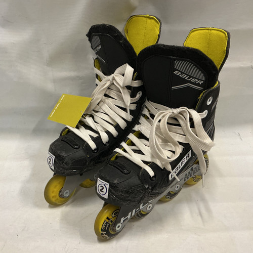 Vist Large View of Product Image Which is Used Bauer RS Roller Hockey Skates Black Junior 02