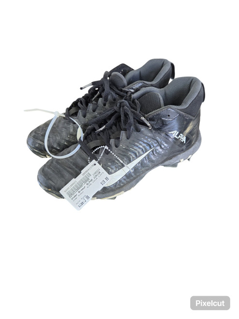 Vist Large View of Product Image Which is Used Under Armour ALPHA JUNIOR CLEATS Jr FB Cleats Black Junior 06