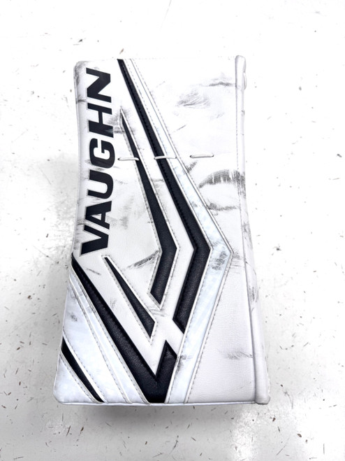 Vist Large View of Product Image Which is Used Vaughn VELOCITY VXI PRO Senior Goalie Blocker White