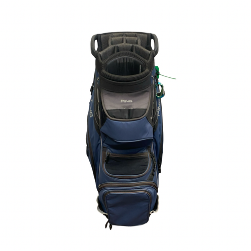 Vist Large View of Product Image Which is Used Ping BLUE AND BLACK BAG Mens Stand Bag Navy Blue