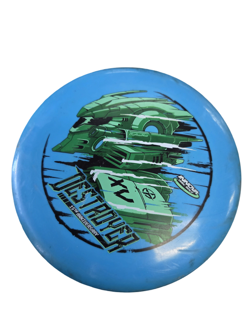 Vist Large View of Product Image Which is Used Innova DESTOYER DRIVER Disc Golf Driver Royal Blue