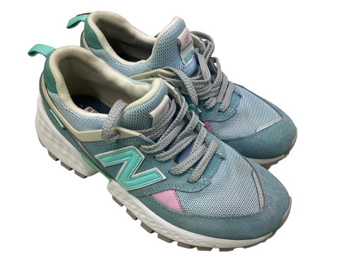 Vist Large View of Product Image Which is Used New Balance 574 Running/X-Train Shoes W Carolina Blue Senior 5.5