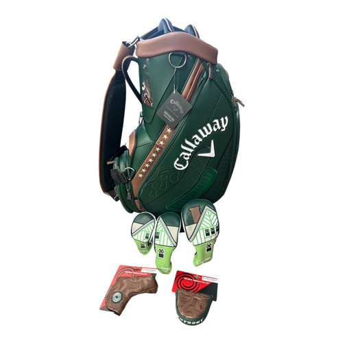 Vist Large View of Product Image Which is NEW CALLAWAY 2025 OAKMONT CART BAG  WITH 4 HEADCOVERS