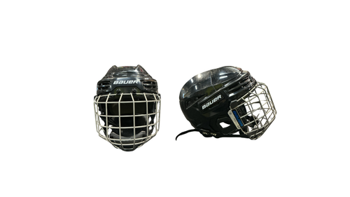 Vist Large View of Product Image Which is Used Bauer IMS 5.0 Helmet Cage Combo Black SM