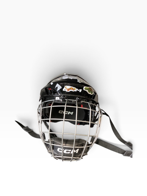 Vist Large View of Product Image Which is Used CCM XT20 Helmet Cage Combo Black XS