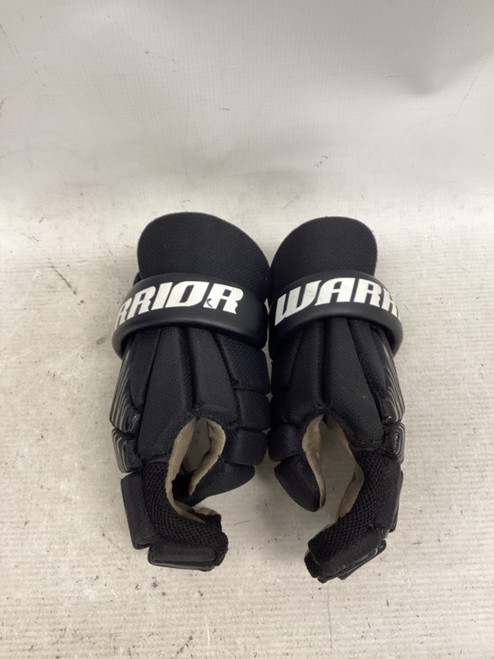 Vist Large View of Product Image Which is Used Warrior BURN Lacrosse Gloves Junior Black MD