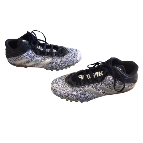 Vist Large View of Product Image Which is Used Adidas Adult FB Cleats Black And White Senior 12