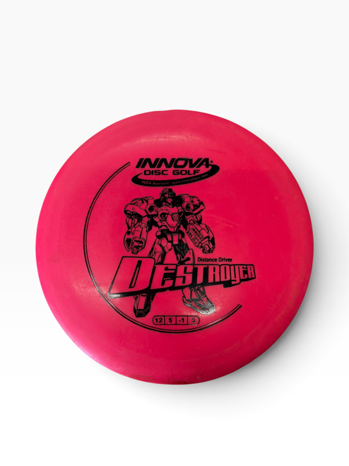 Vist Large View of Product Image Which is Used Innova INNOVA DESTROYER Disc Golf Driver Pink
