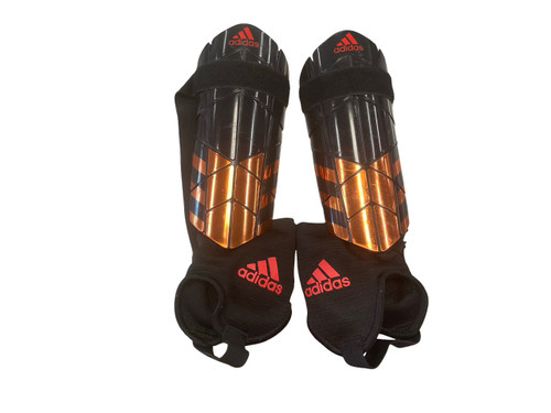 Vist Large View of Product Image Which is Used, Adidas, Soccer Shin Guards, Adult, Black, MD