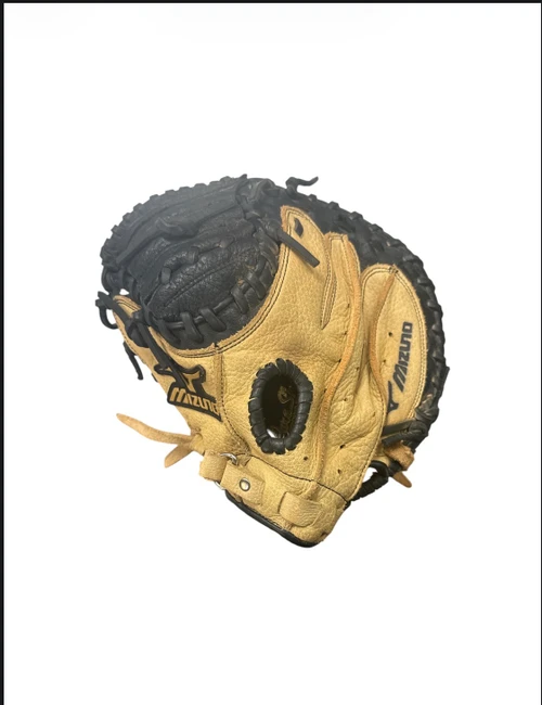 Vist Large View of Product Image Which is Used Mizuno POWERCLOSE BB/SB Catchers LH Throw Black 32 1/2"