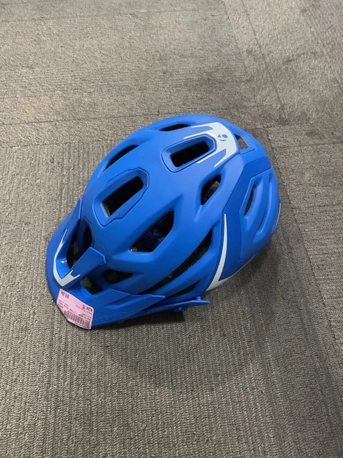 Vist Large View of Product Image Which is Used Bontrager LITHOS Bike Helmet Royal Blue MD