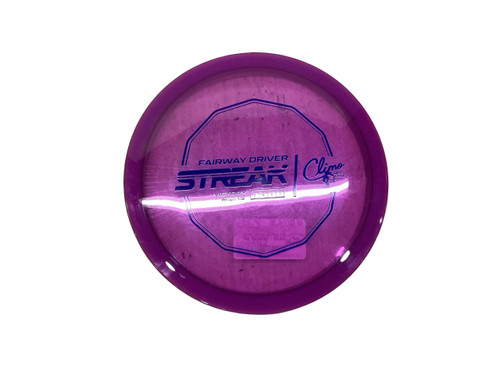 Vist Large View of Product Image Which is Used CLIMO STREAK VICTORY LINE Disc Golf Driver Purple