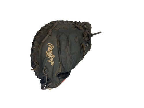 Vist Large View of Product Image Which is Used Rawlings D325BWCM BB/SB Catchers RH Throw Black 32 1/2"