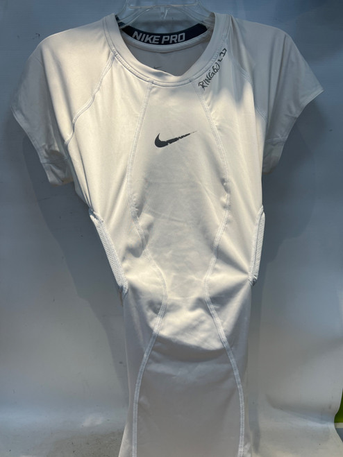 Vist Large View of Product Image Which is Used Nike WHITE PADDED FB Top Adult White 2X